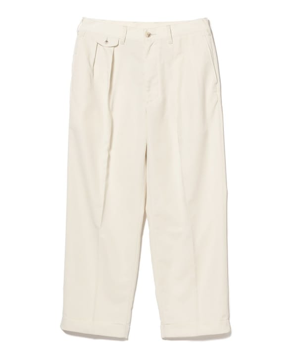 BEAMS PLUS 2 Pleats Trousers PE Twill
