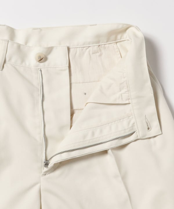 BEAMS PLUS 2 Pleats Trousers PE Twill