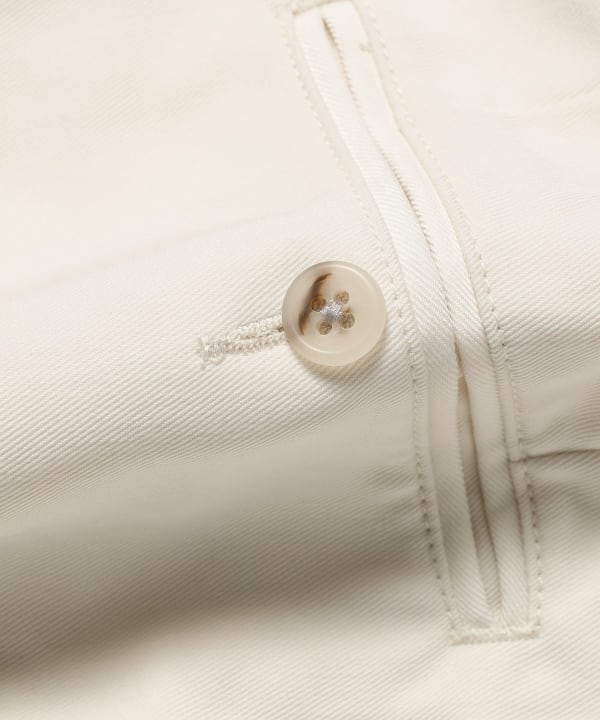 BEAMS PLUS 2 Pleats Trousers PE Twill