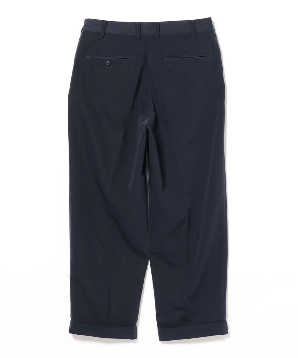 BEAMS PLUS 2 Pleats Trousers PE Twill