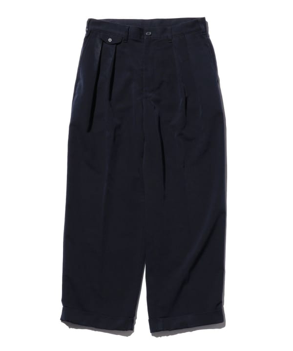 BEAMS PLUS 2 Pleats Trousers PE Twill