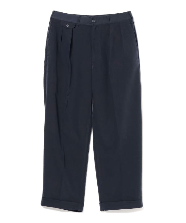 BEAMS PLUS 2 Pleats Trousers PE Twill