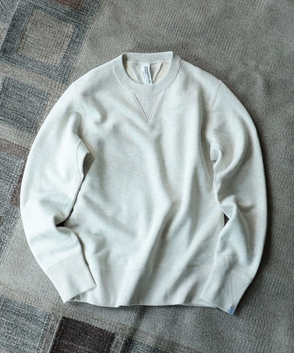 BEAMS PLUS x LOOPWHEELER Athletic Sweat Crew Neck
