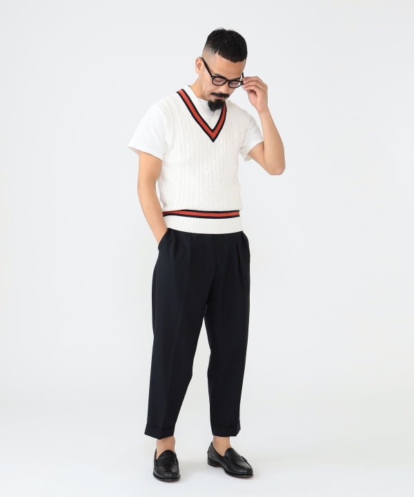 BEAMS PLUS 2 Pleats Wool Tropical