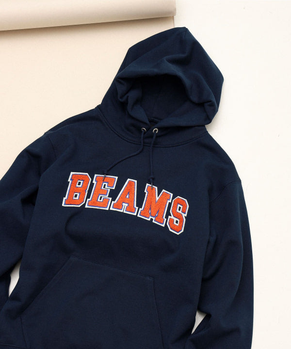 BEAMS Logo Basic Hoodie