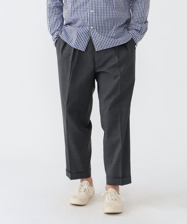 BEAMS PLUS 2 Pleats Wool Tropical