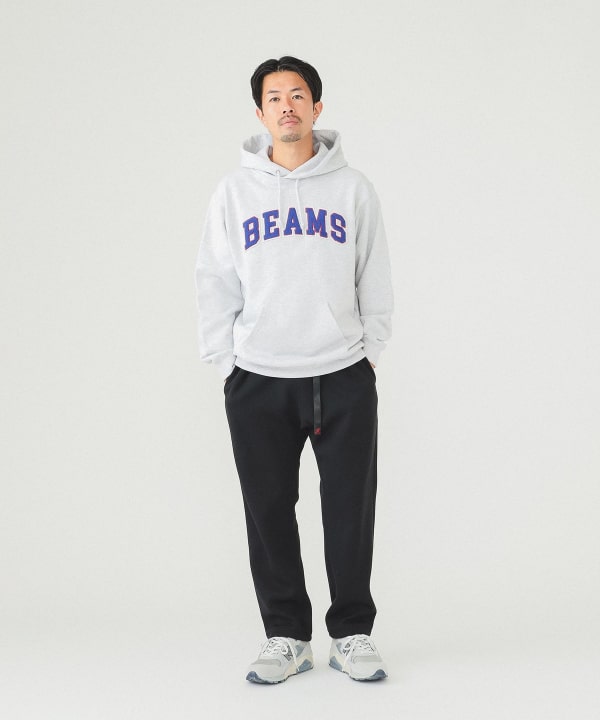 BEAMS Logo Basic Hoodie