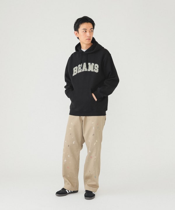 BEAMS Logo Basic Hoodie