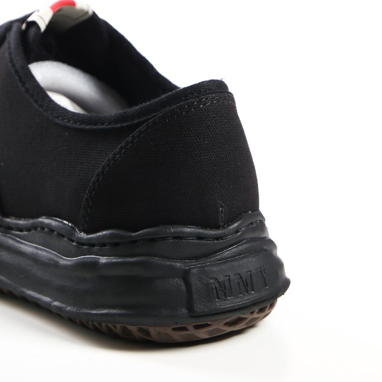 Maison MIHARA YASUHIRO BAKER Original Sole Canvas Lowtop Sneaker Black x Black