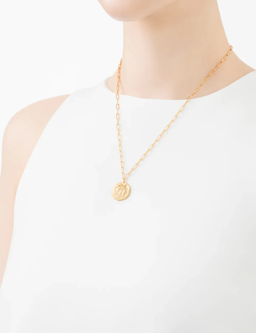 MARIHA Ancient Memories Necklace Athena/Warriors (gold colored)