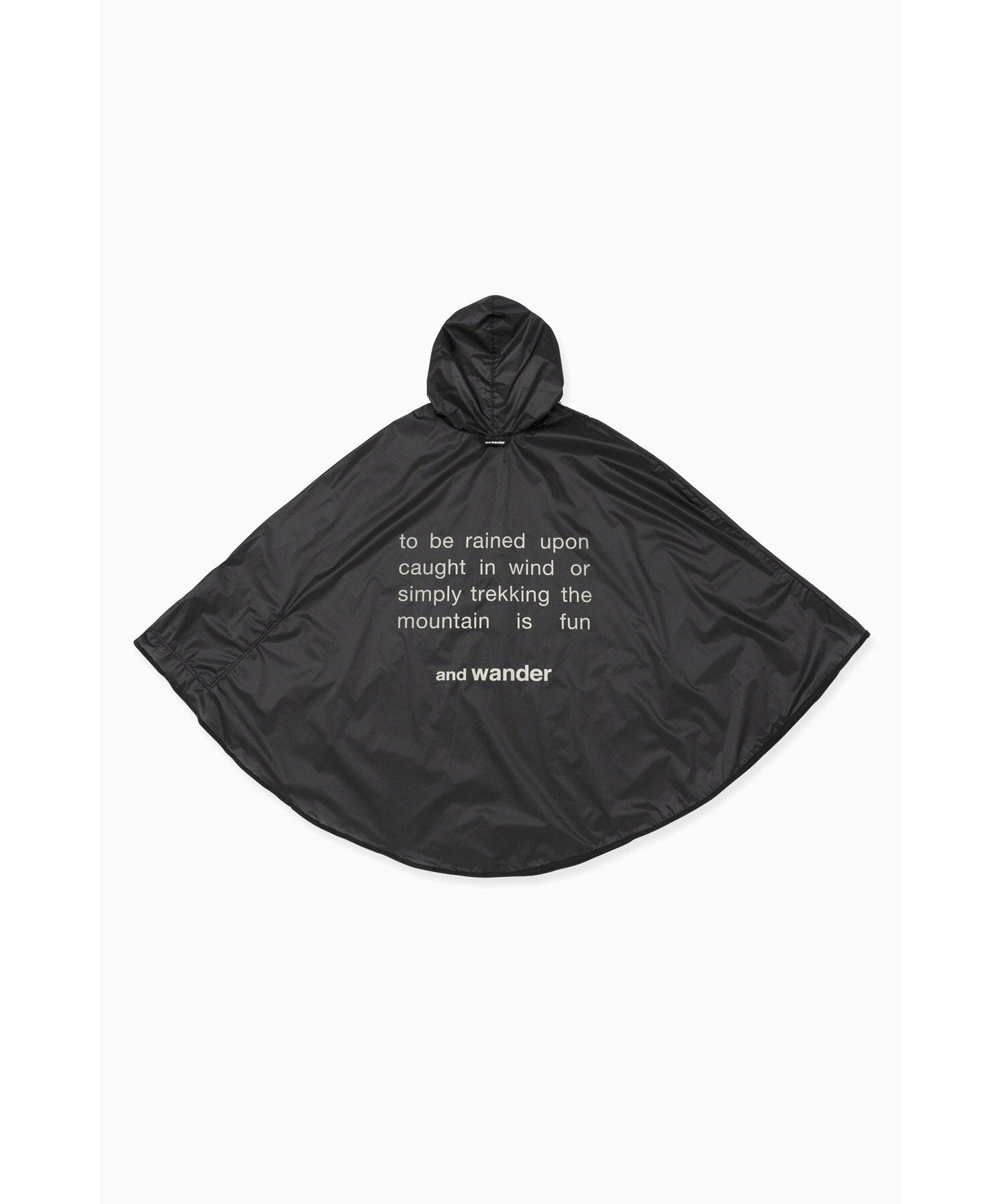 and wander sil poncho