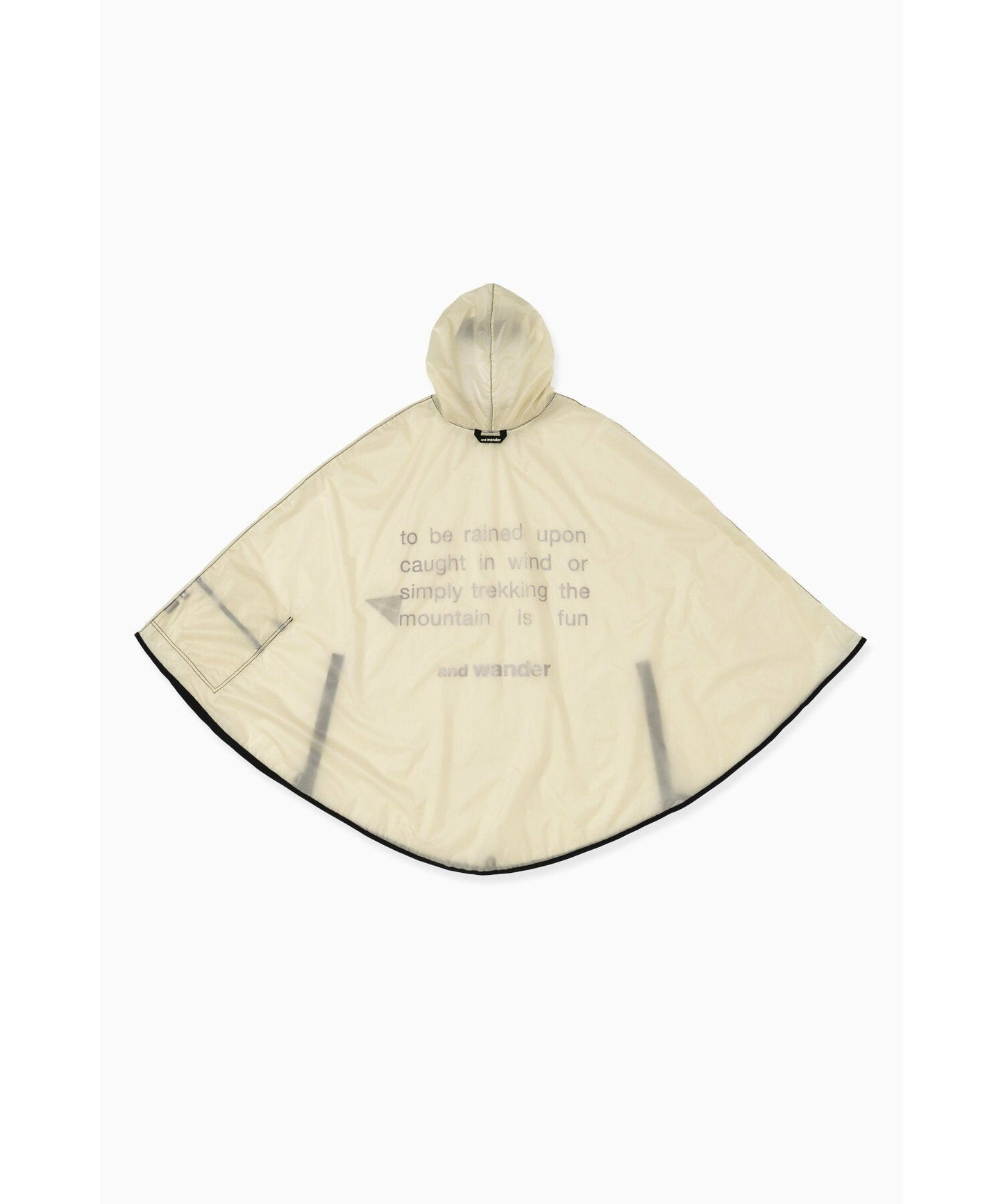 and wander sil poncho