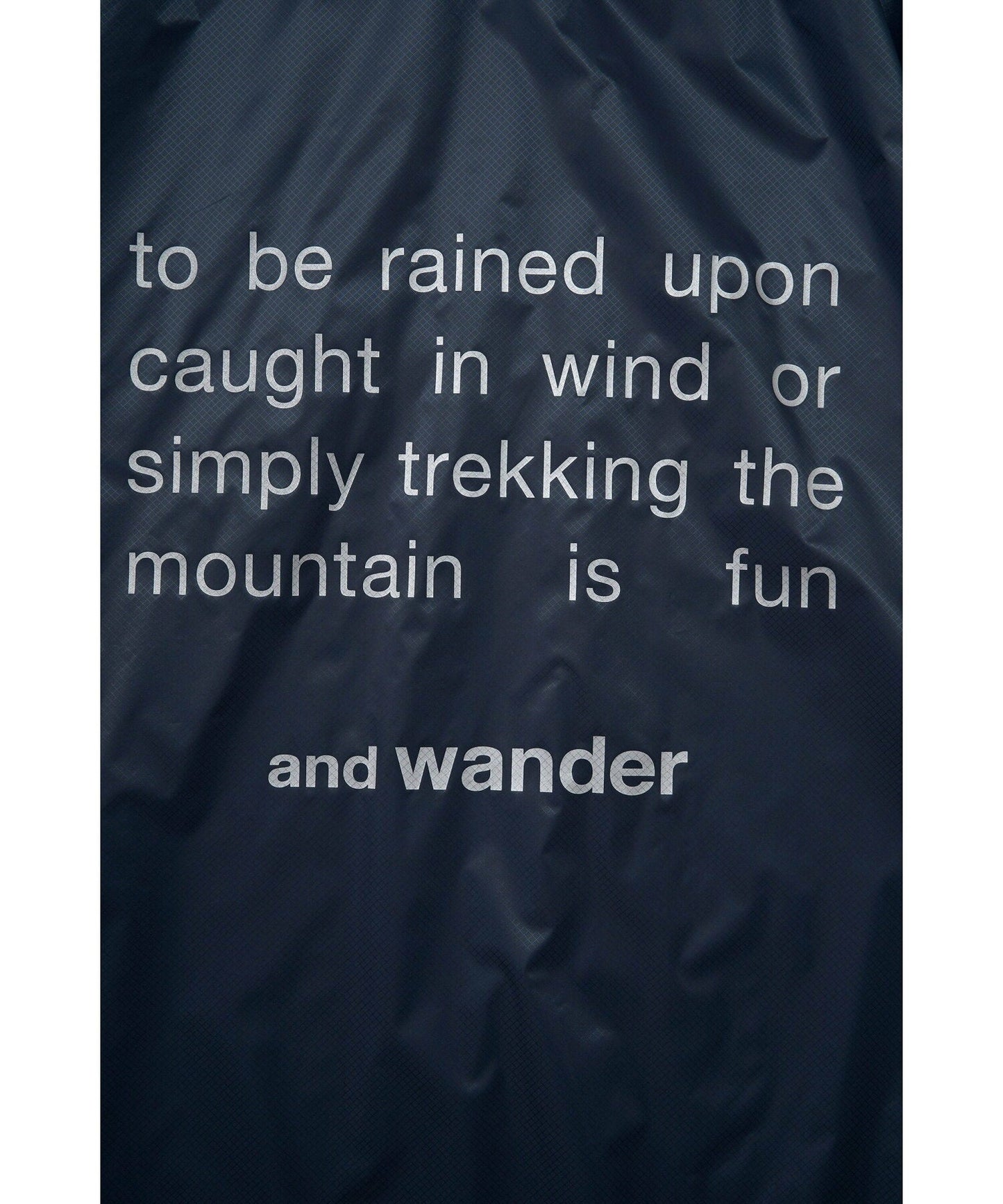 and wander sil poncho