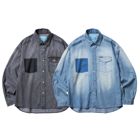 Liberaiders TRIBAL DENIM SHIRT