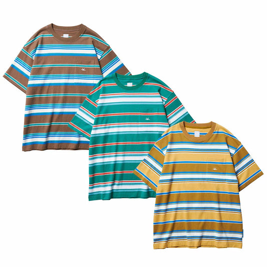 Liberaiders MULTI STRIPE POCKET TEE