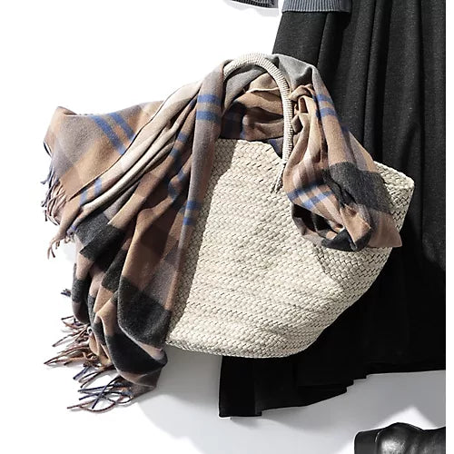 Aeta LEATHER BASKET L