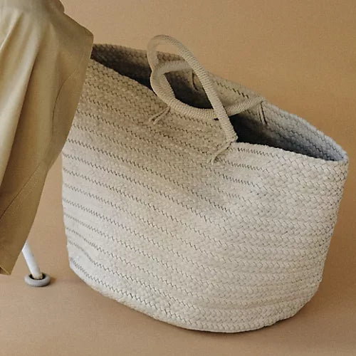 Aeta LEATHER BASKET L