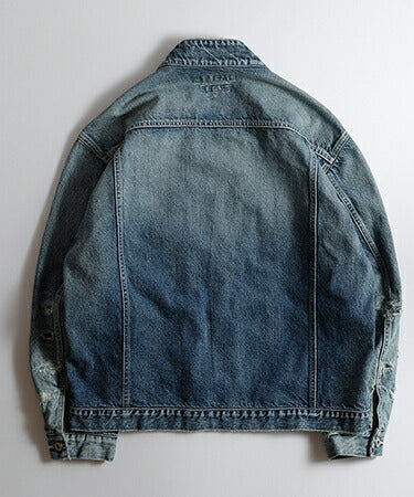 FDMTL DENIM HAORI JACKET 5YR WASH