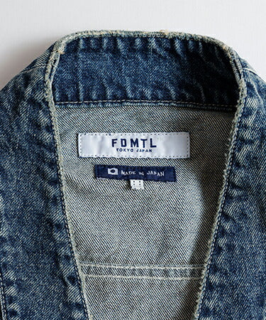 FDMTL DENIM HAORI JACKET 5YR WASH