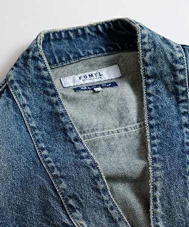 FDMTL DENIM HAORI JACKET 5YR WASH