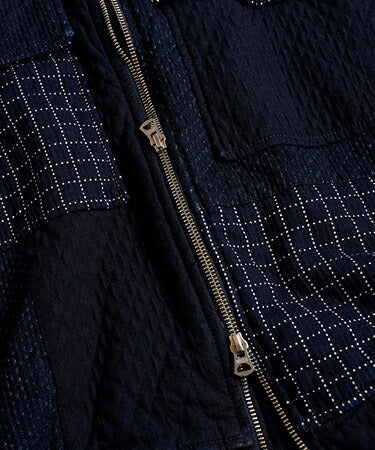 FDMTL PATCHWORK POCKET JACKET RINSE