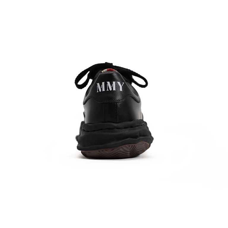 Maison MIHARA YASUHIRO BLAKEY Original Sole Leather Lowtop Sneaker Black x Black