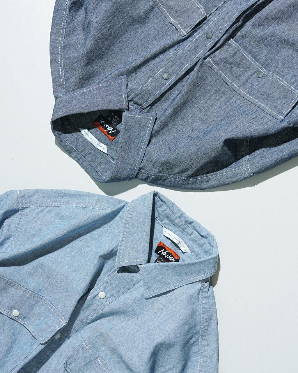 NANGA HINOC CHAMBRAY FIELD SHIRT