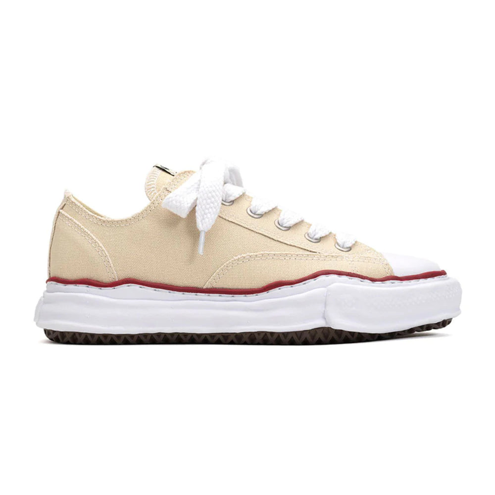 Maison MIHARA YASUHIRO PETERSON Original Sole Canvas Lowcut Sneaker Natural