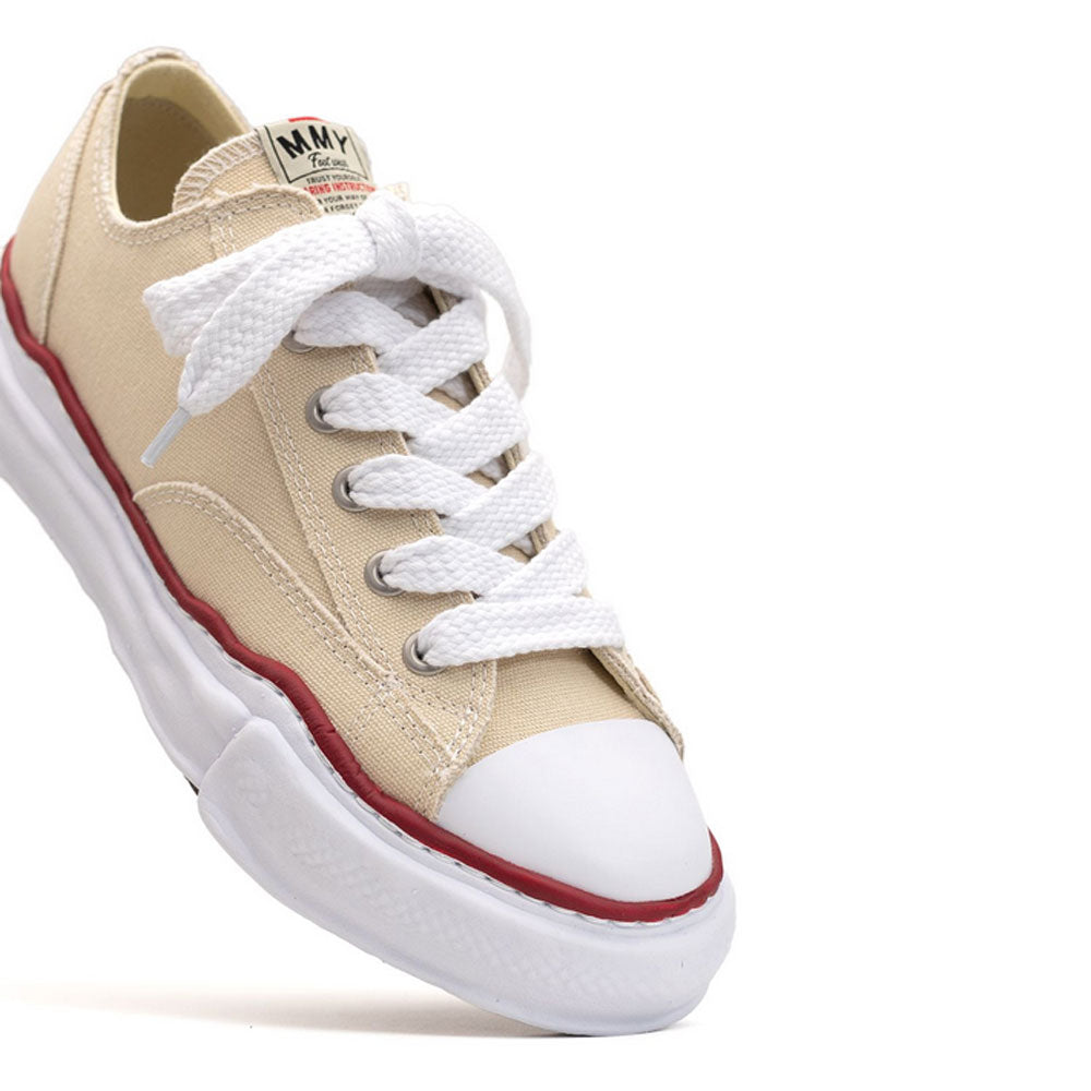 Maison MIHARA YASUHIRO PETERSON Original Sole Canvas Lowcut Sneaker Natural