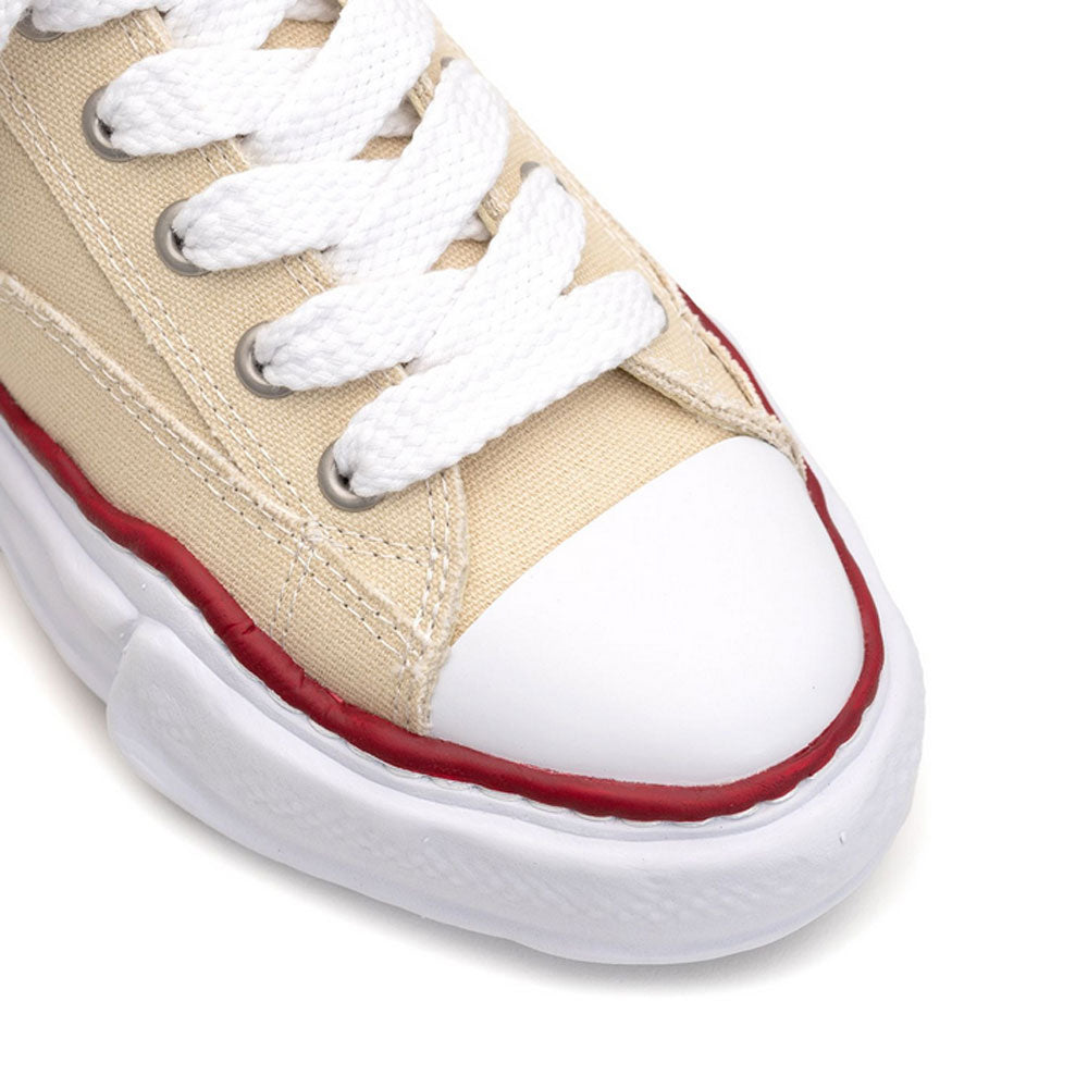 Maison MIHARA YASUHIRO PETERSON Original Sole Canvas Lowcut Sneaker Natural