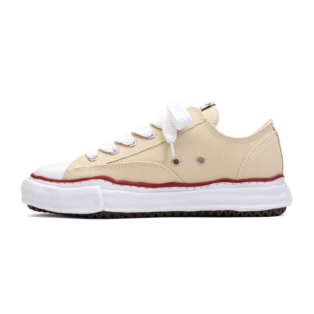Maison MIHARA YASUHIRO PETERSON Original Sole Canvas Lowcut Sneaker Natural