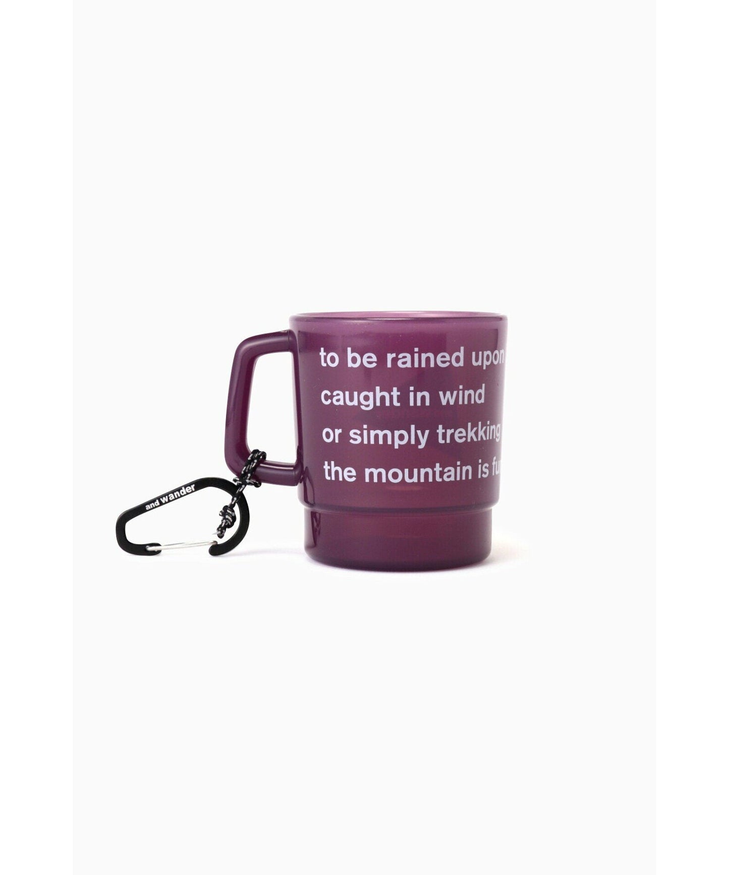 and wander logo PP mug