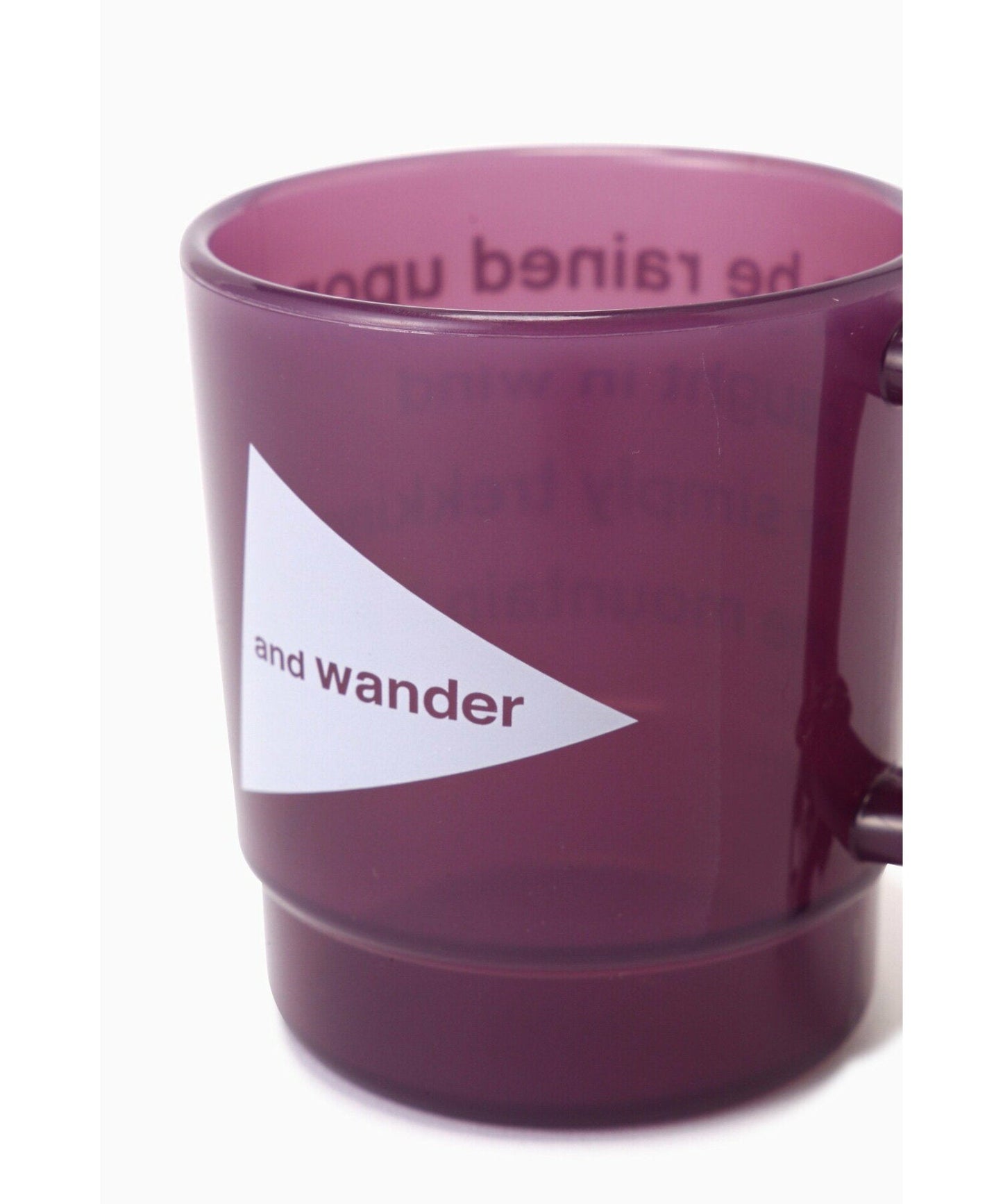 and wander logo PP mug