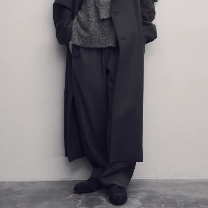 ssstein WOOL/CASHMERE FLEECE EASY TWIST TROUSERS