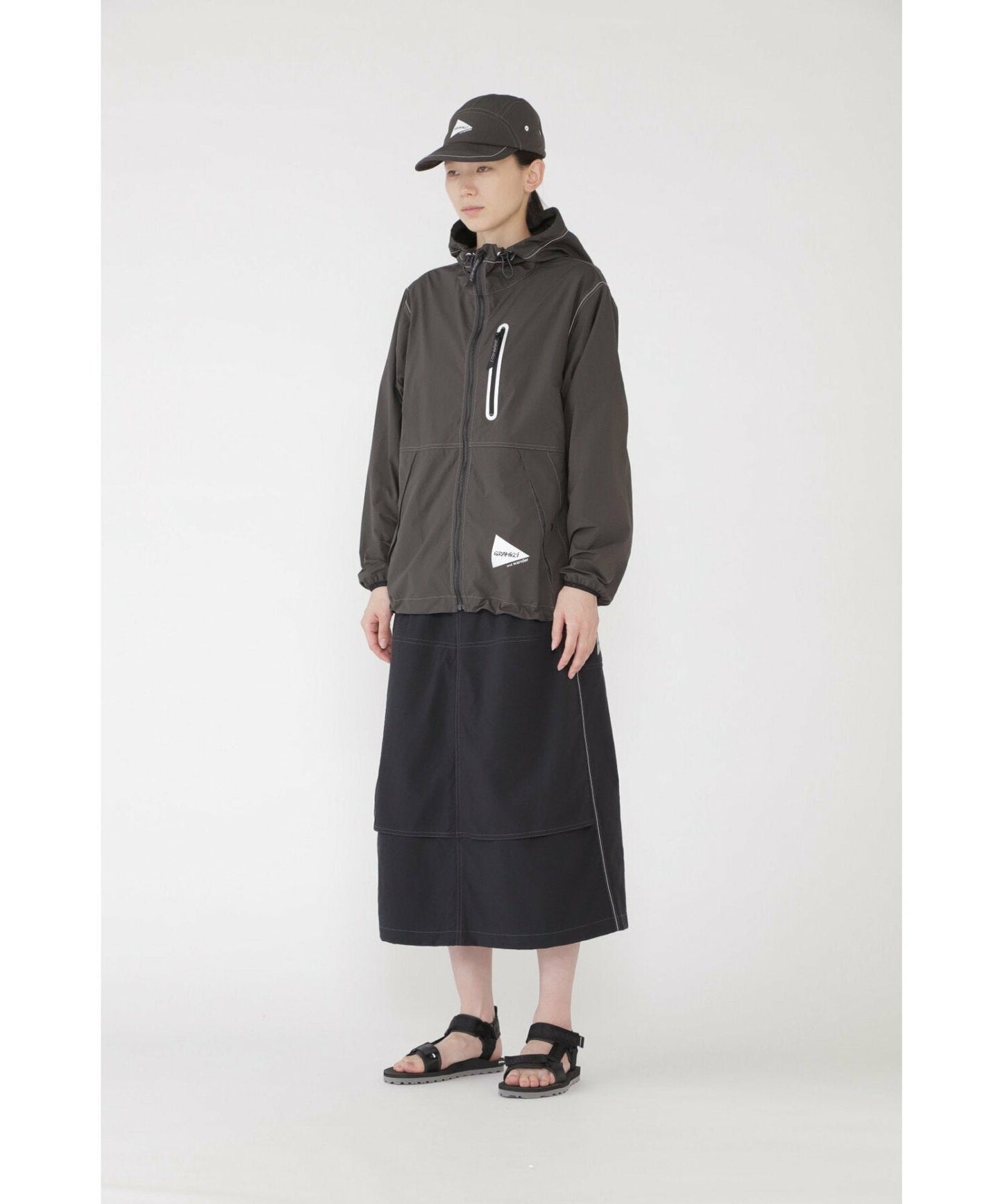 GRAMICCI × and wander brushed nylon jacket