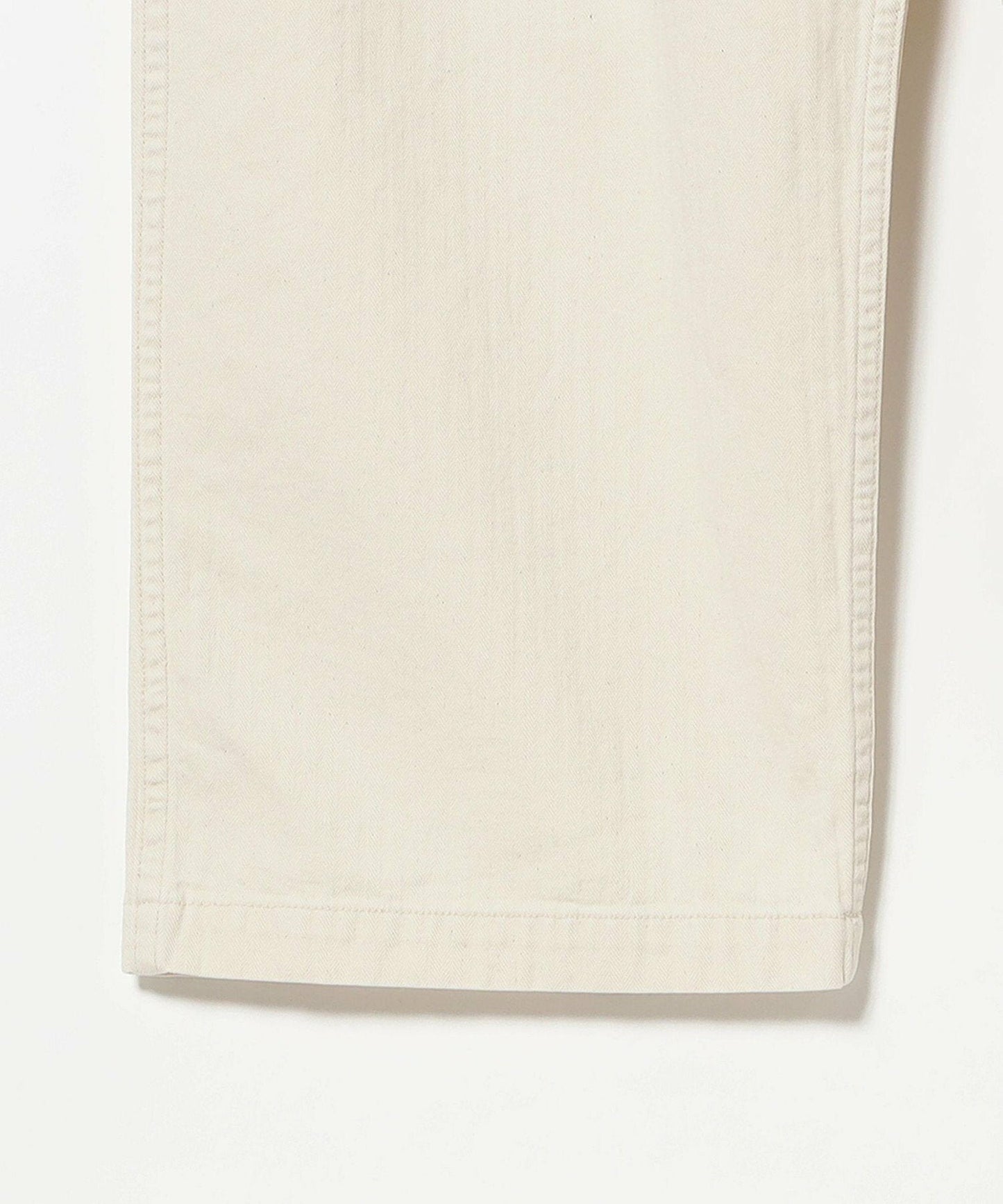 orSlow HERRINGBONE SUMMER FATIGUE PANTS Ecru