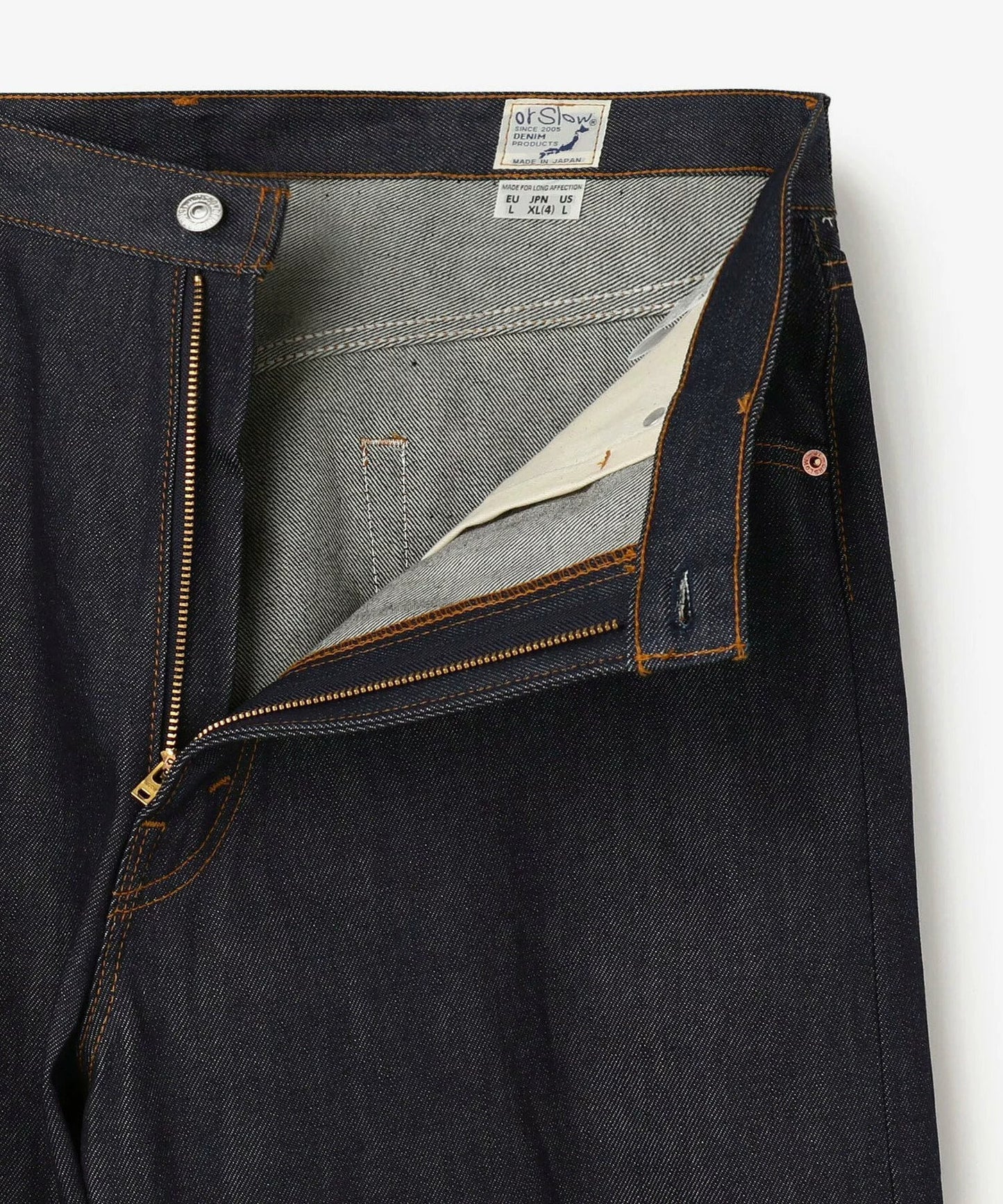 orSlow 101 DAD'S FIT DENIM PANTS Rigid