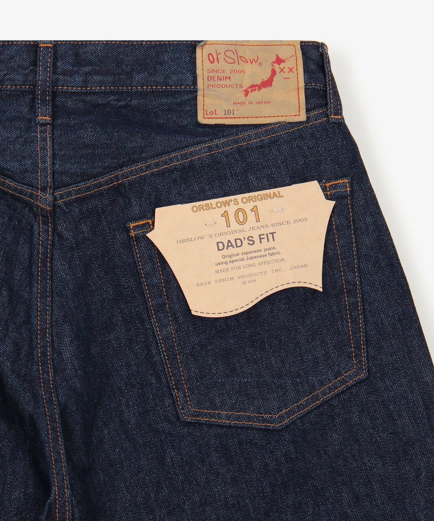orSlow 101 DAD'S FIT DENIM PANTS
