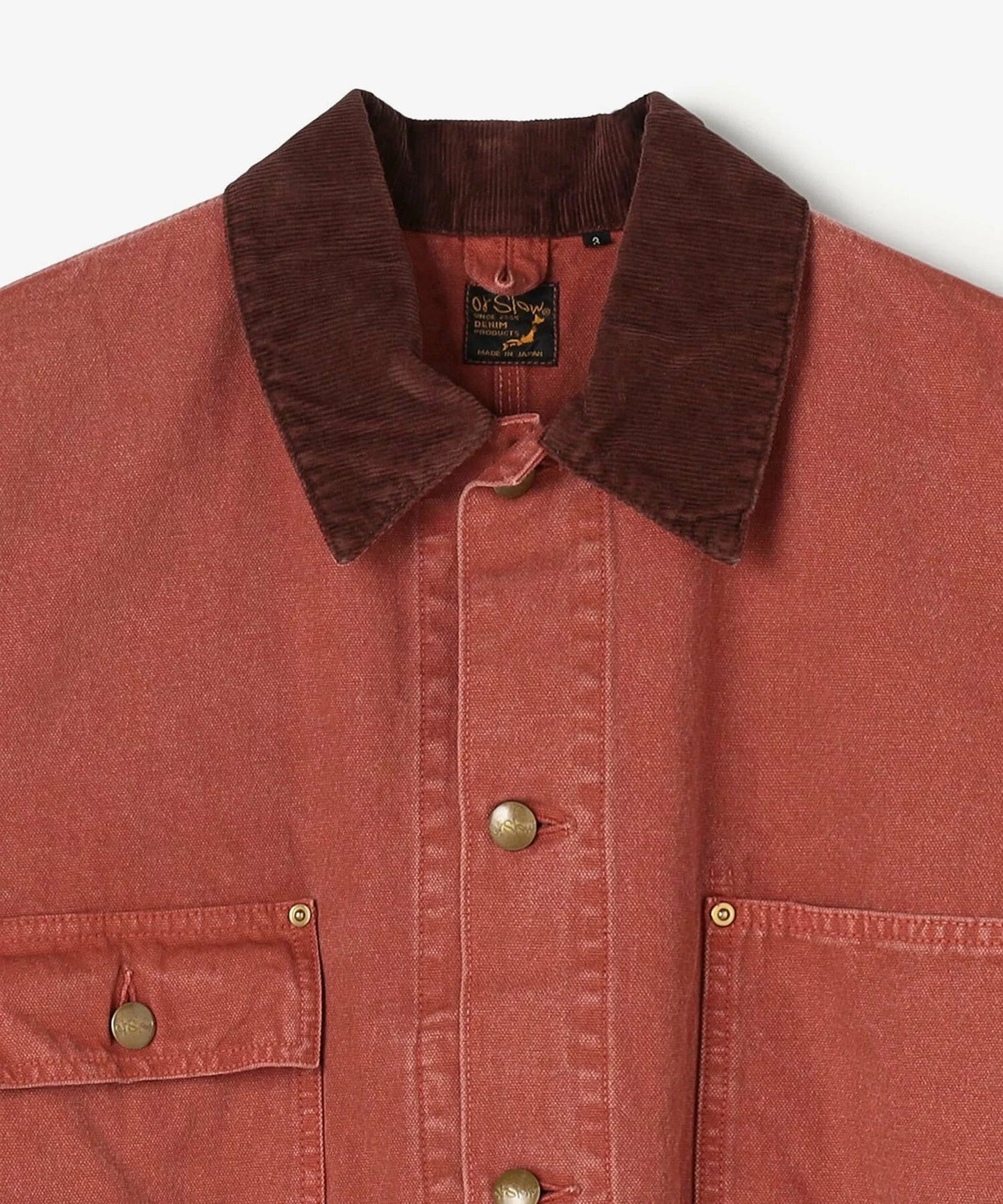 orSlow Relax Fit Oxford Coverall Red