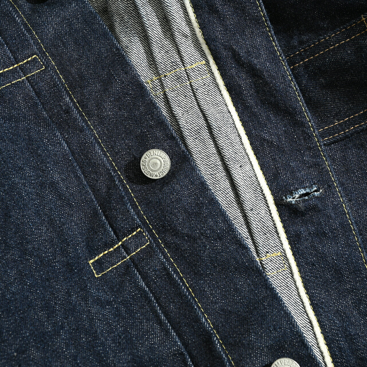 orSlow 40's PLEATED FRONT BLOUSE DENIM JACKET