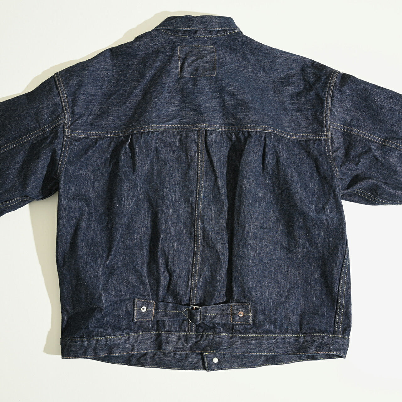 orSlow 40's PLEATED FRONT BLOUSE DENIM JACKET