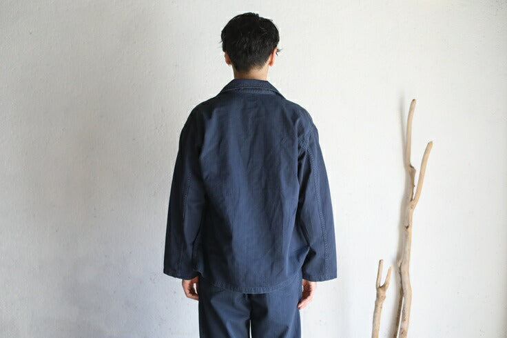 orSlow 4POCKET US ARMY SHIRTS JACKET GREEN USED WASH Navy