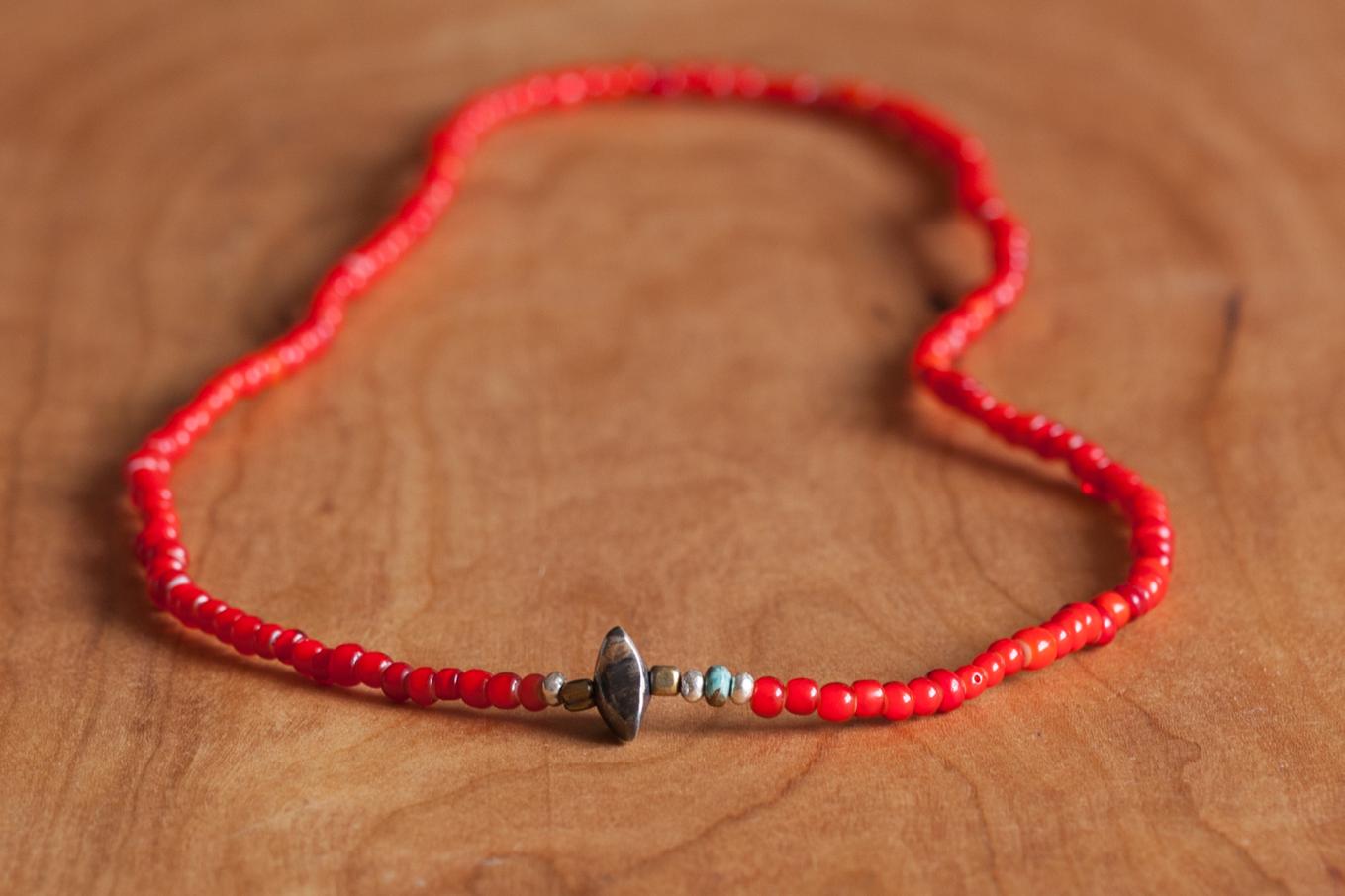 SunKu 39 White Heart Beads Necklace & Bracelet SK-002