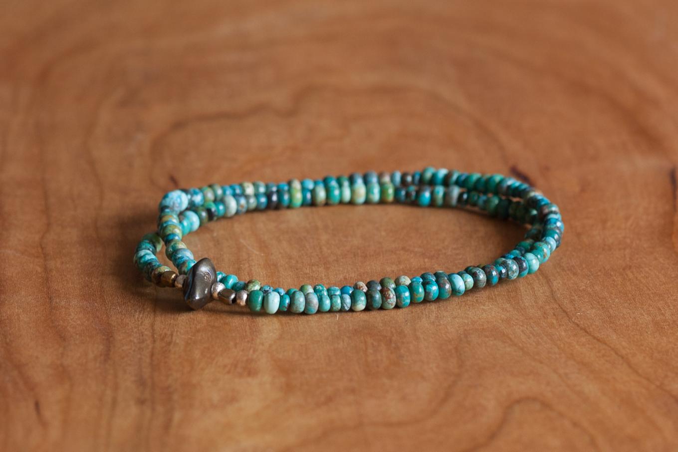 SunKu 39 Turquise Beads Anklet & Necklace SK-024