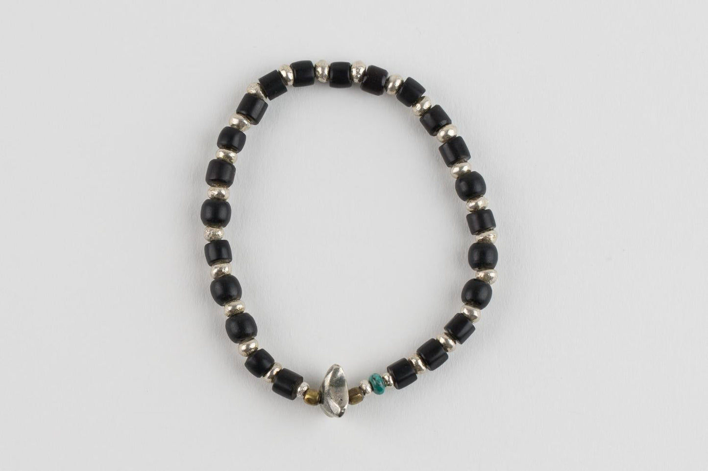 SunKu 39 Antiqeu Beads & Silver Beads Bracelet LTD-025