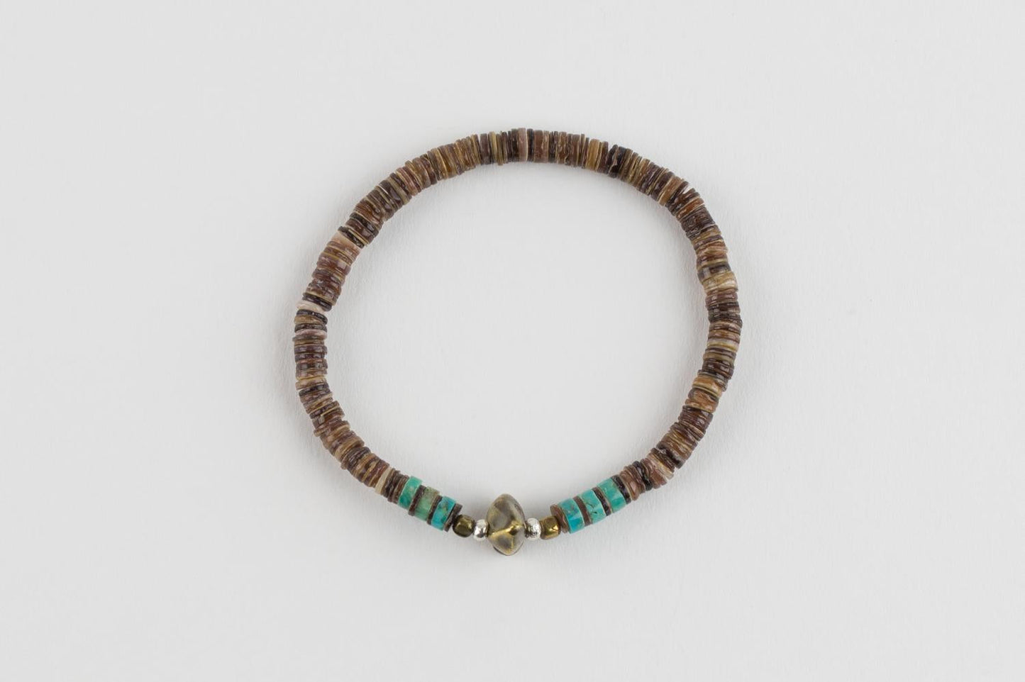 SunKu 39 Heishi Shell Bracelet SK-055-BRN