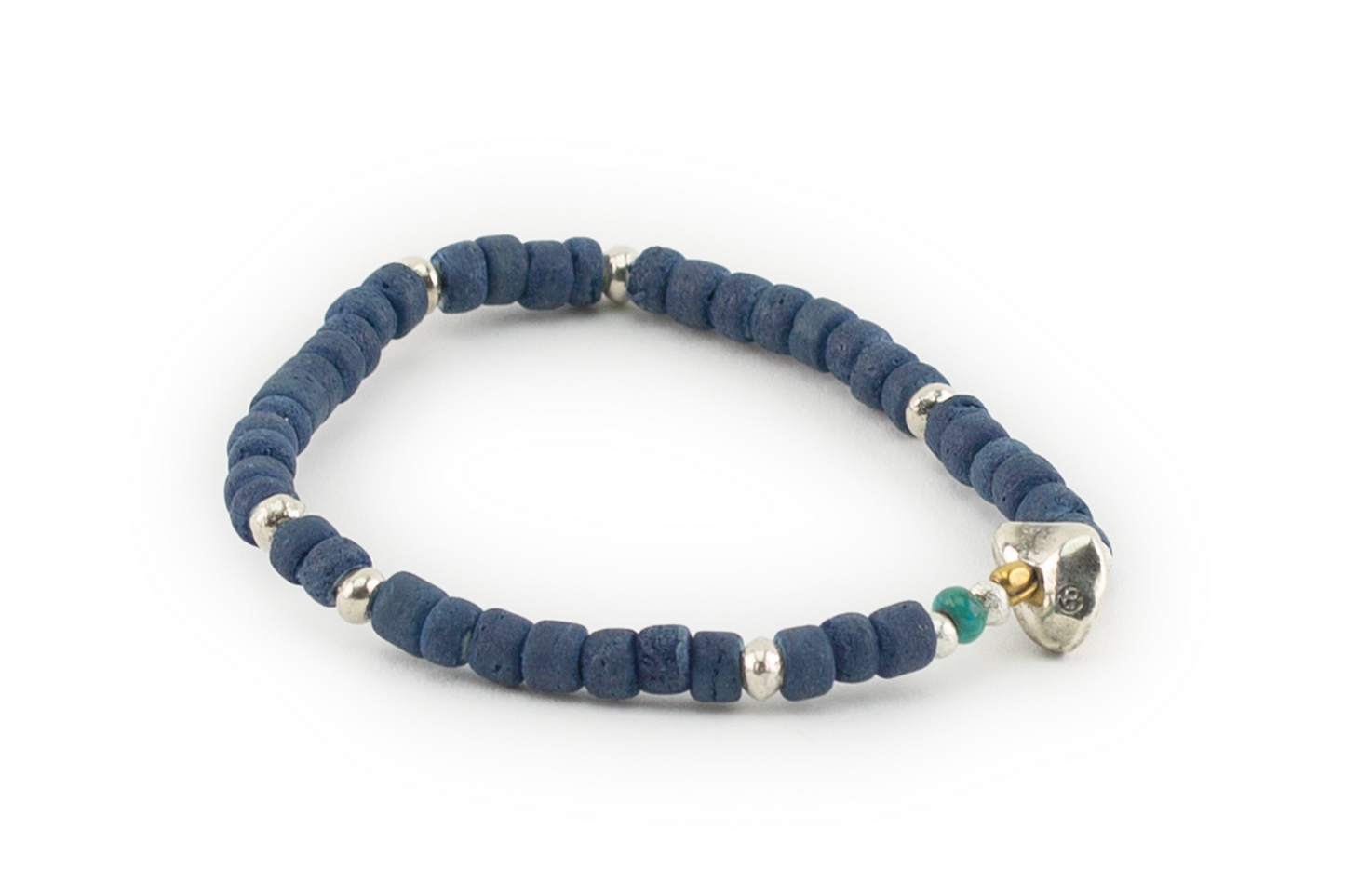 SunKu 39 Indigo Dye Beads Bracelet (M beads) SK-068