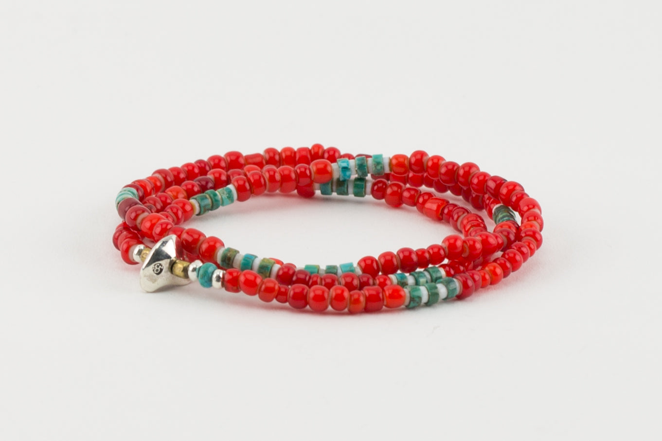 SunKu 39 White Heart Mix Necklace & Bracelet SK-088