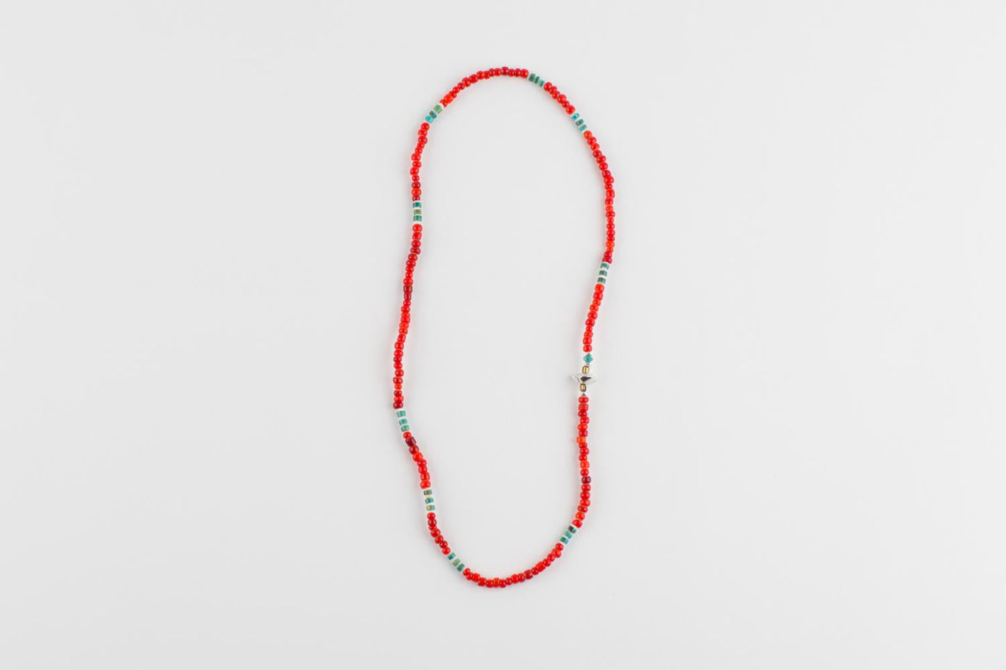 SunKu 39 White Heart Mix Necklace & Bracelet SK-088