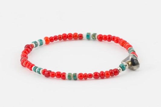 SunKu 39 White Heart Mix Bracelet SK-101